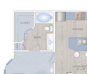 Two Bedroom Apartments in Tomball, TX - The Preserve at Spring Creek - B3 Two Bedroom Apartments in Tomball, TX - The Preserve at Spring Creek - B3